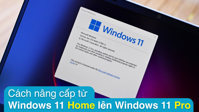Cách nâng cấp từ Windows 11 Home lên Windows 11 Pro